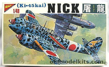 Nichimo 1/48 Kawasaki Ki-45 Kai 'Toryu' (Nick), S-4819 plastic model kit